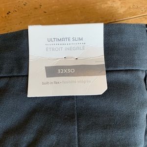 NWT old navy Ultimate slim Chino gray in color